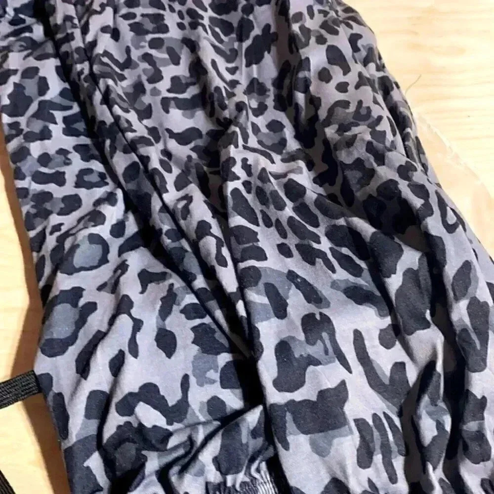 Leopard Print Drawstring Lux Pants - image 6